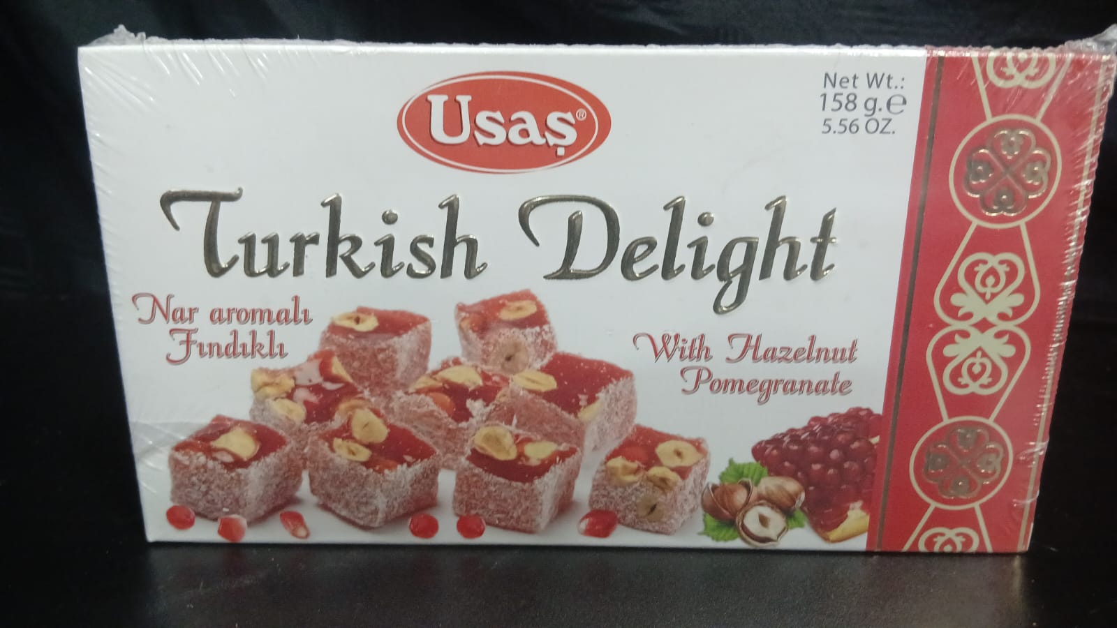 Turkish Delight with Hazelnut & Pomegranate 158g